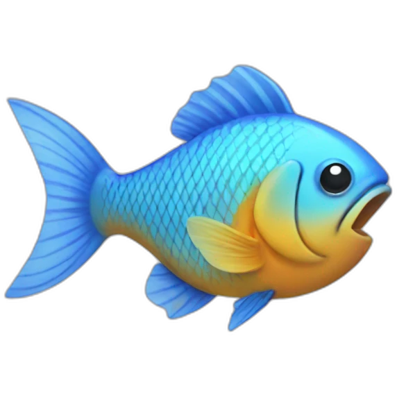 a fish that has slipped emoji