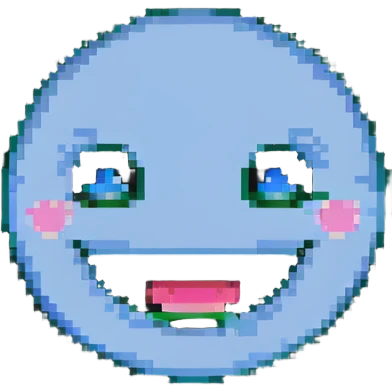 simple cheerful face emoji