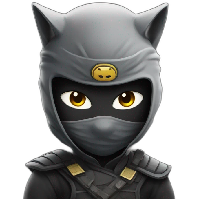 Cat ninja emoji