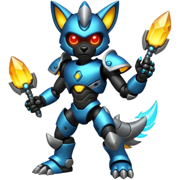 Grem2-Gremz-Protogen-fusion, full body emoji