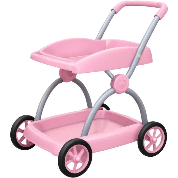 pink baby walker emoji