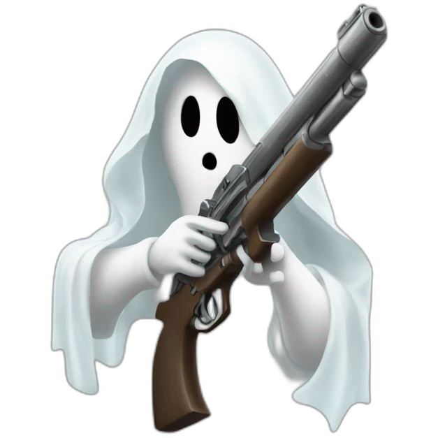 Ghost in the gun  emoji