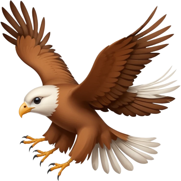 a bird in the wind emoji