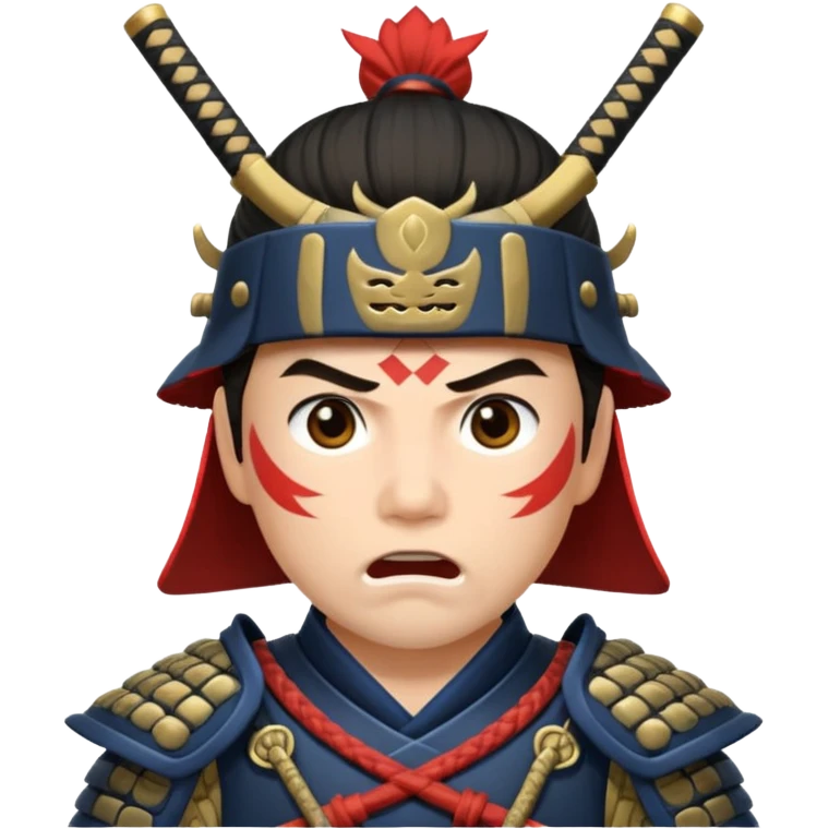 surprised samurai emoji