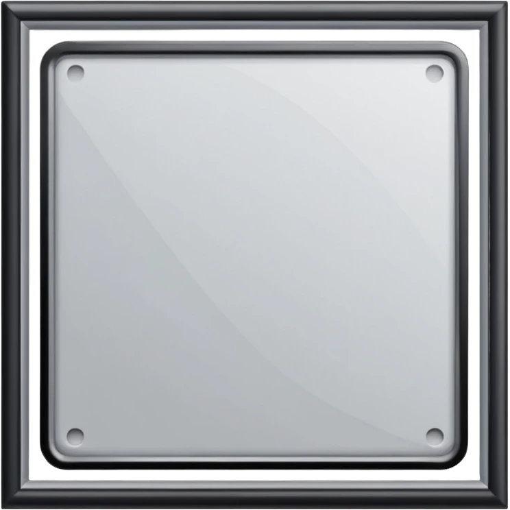 rectangulo de un distancia de metro cuadrado emoji