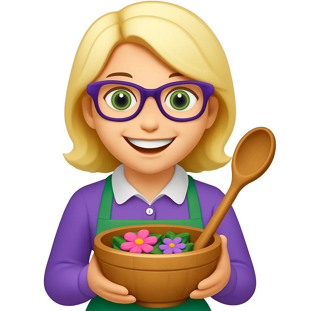 Make her smiling, keep all other features the same in emoji style emoji