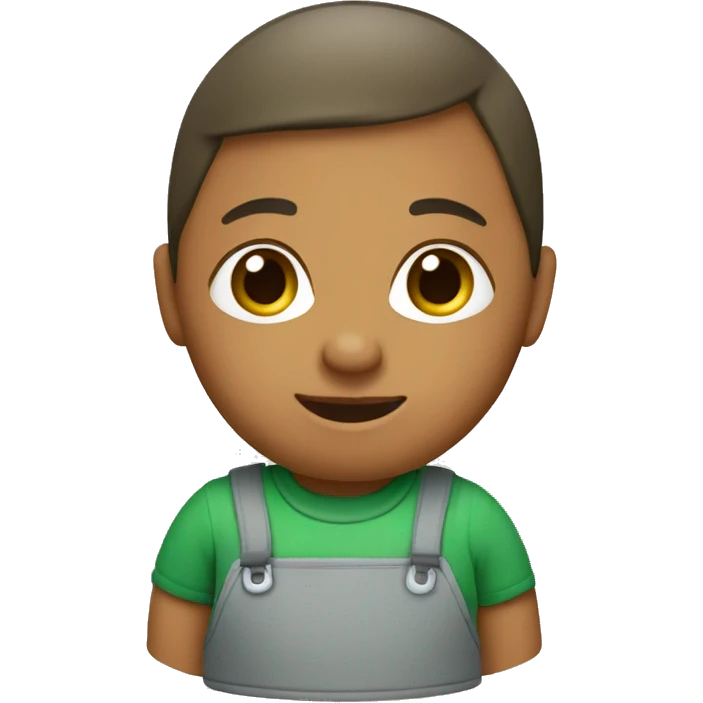 nursery worker with green top emoji