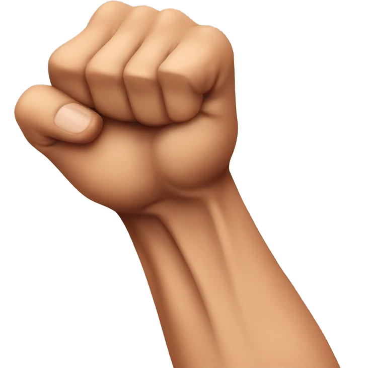 right arm muscle emoji