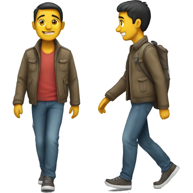 walking emoji