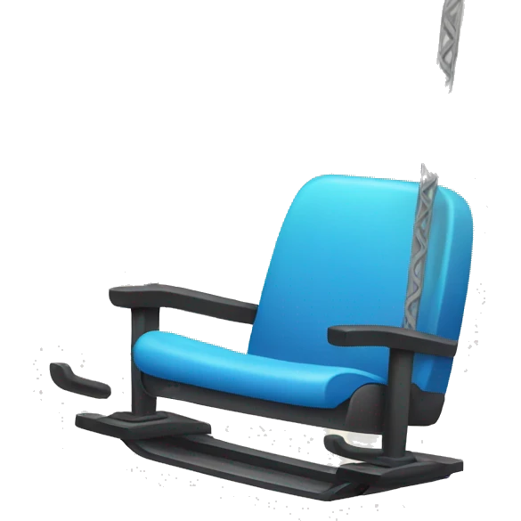Chair lift  emoji