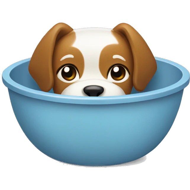 dog bowl with water emoji