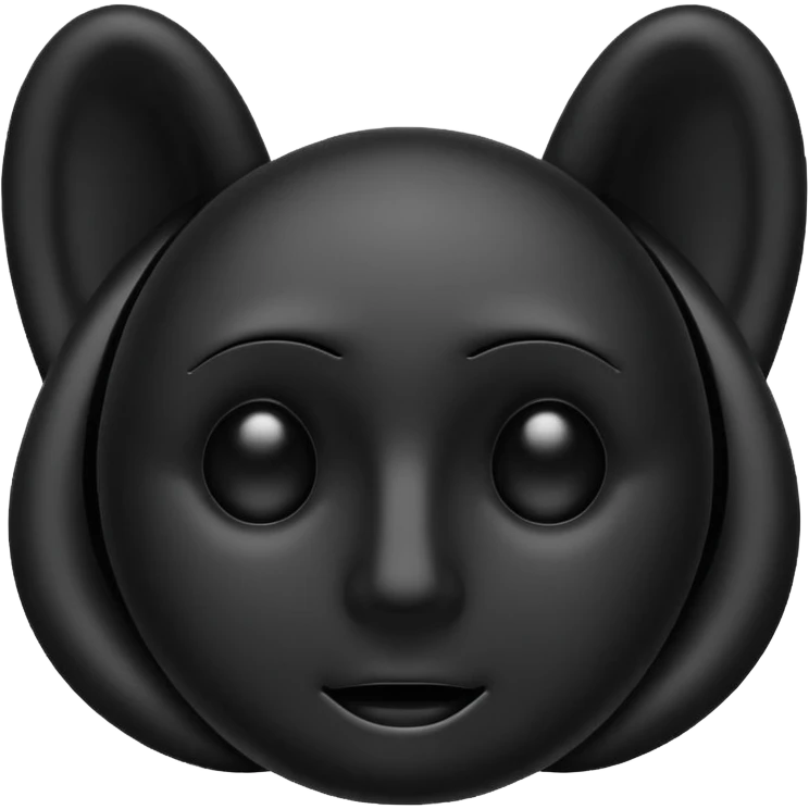 Create clear, modern iPhone-style emojis representing Hear. Include an ear or sound waves, showing passive hearing. emoji
