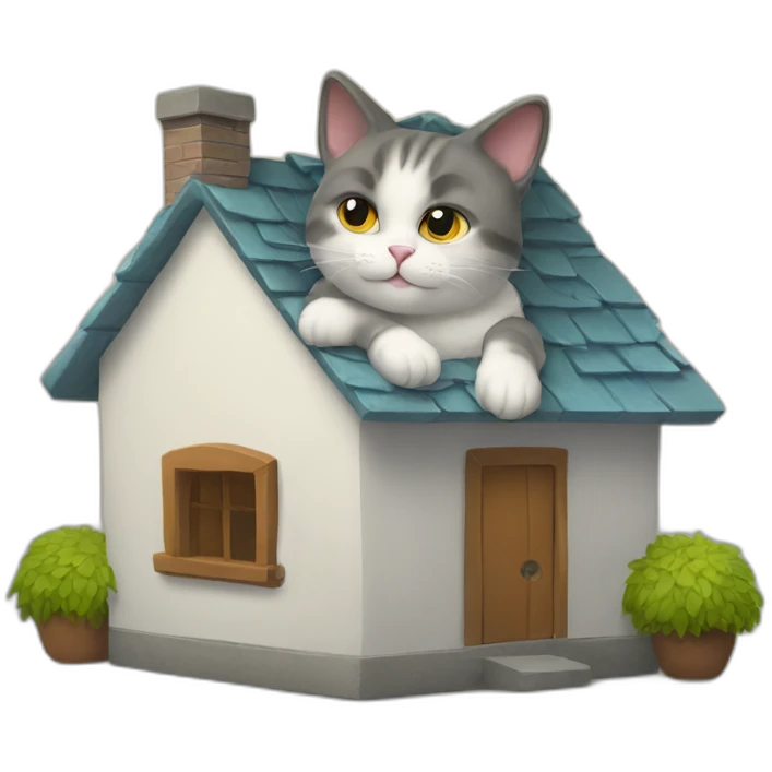 cat-and-house emoji