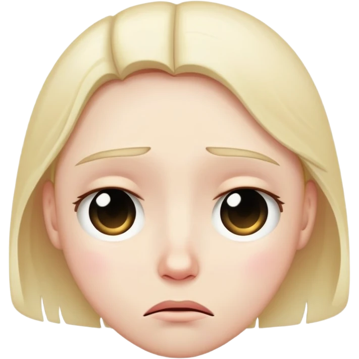sad face emoji