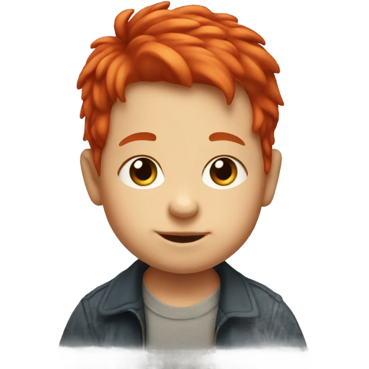 Red hair baby boy emoji