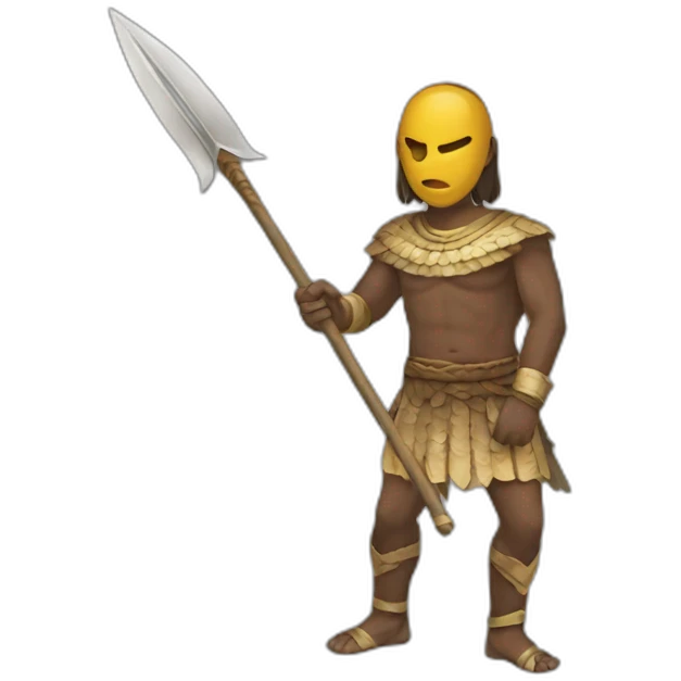 Spear-throw emoji