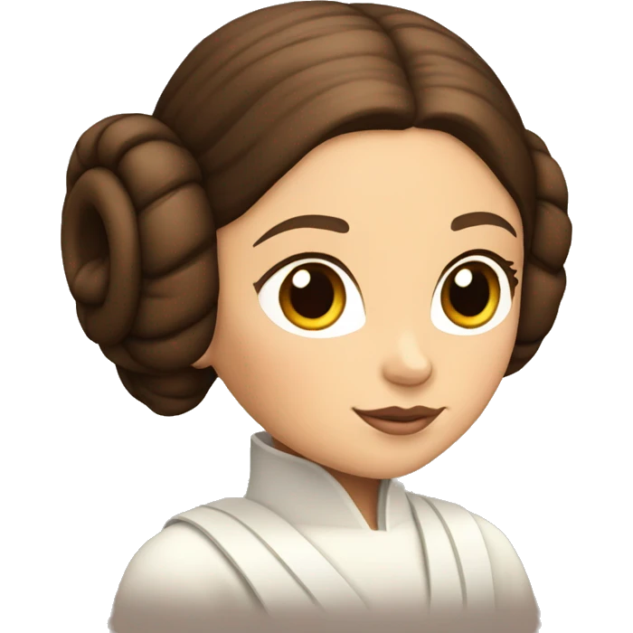 Princess Leia thanks  emoji