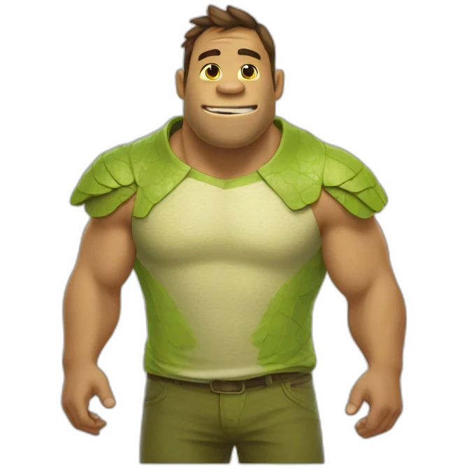 SHERK con la camiseta de peru emoji
