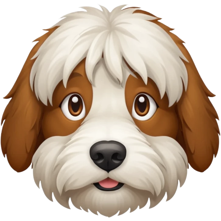 Old shaggy dog emoji