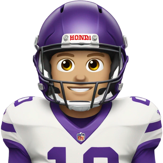 Joe burrow in a Honda emoji