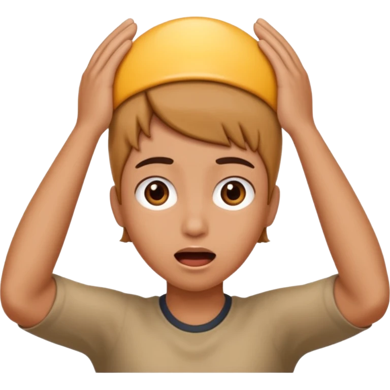 hands on head surprised emoji