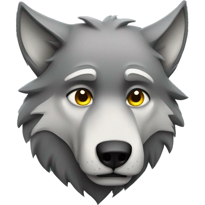 Sad warewolf emoji