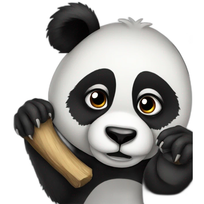 offended panda emoji