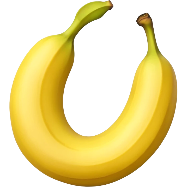 Banana smiling emoji