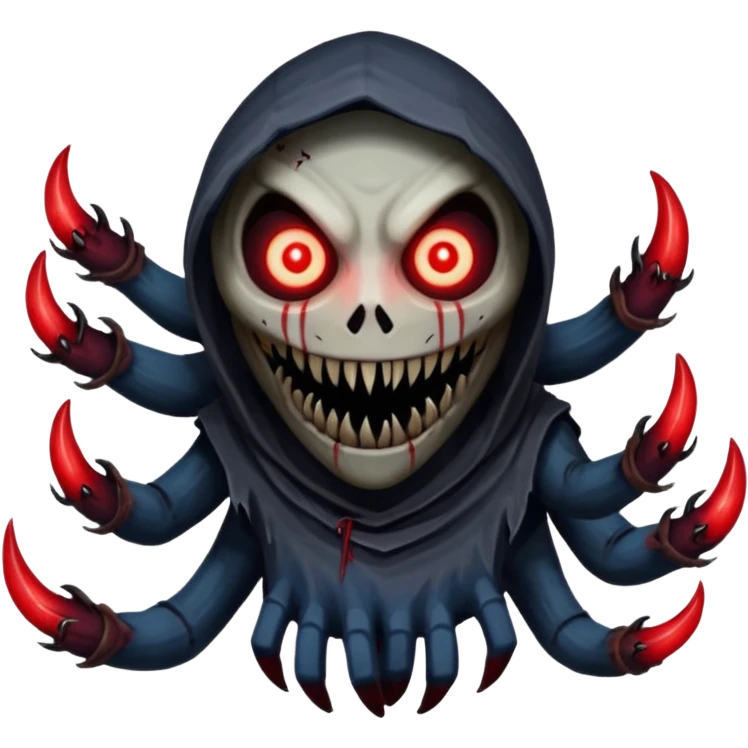 creepy dark entity from dead by daylight emoji emoji