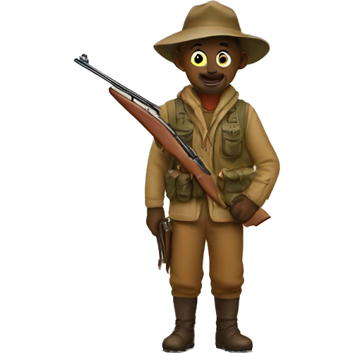 Hunting emoji