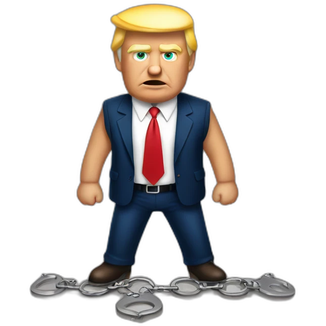 trump-in-handcuffs emoji
