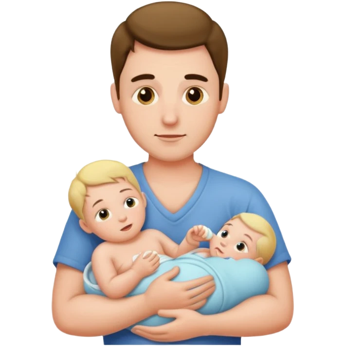 Grown man breastfeeding emoji