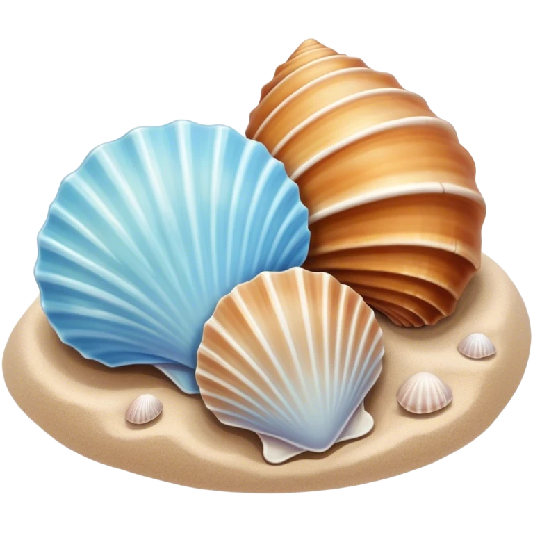 aesthetic seashells emoji