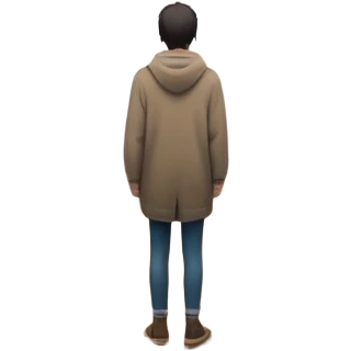 A person stands alone at the start of a long bridge, mist and rain around them. Behind them: a shattered heart fading into the fog. Ahead, the bridge stretches into a clearing sky. Though stormy, there’s light at the far end. The figure holds no baggage— emoji