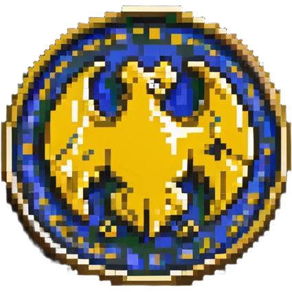 Wu-Tang Clan logo on a gold coin emoji