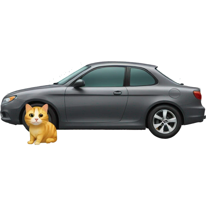 car and cat emoji