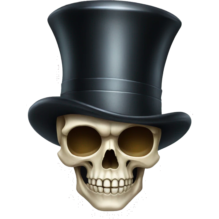 skull with top hat emoji
