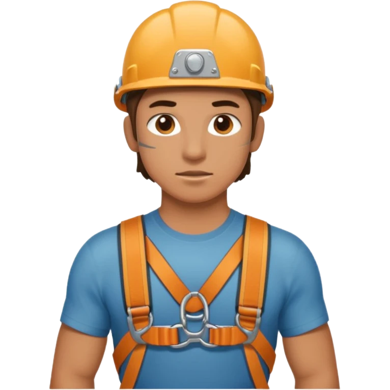 belayer with harness emoji