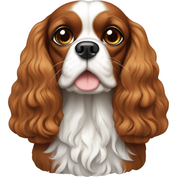 King Charles cavalier ￼￼ emoji