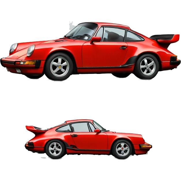 Red Porsche  emoji