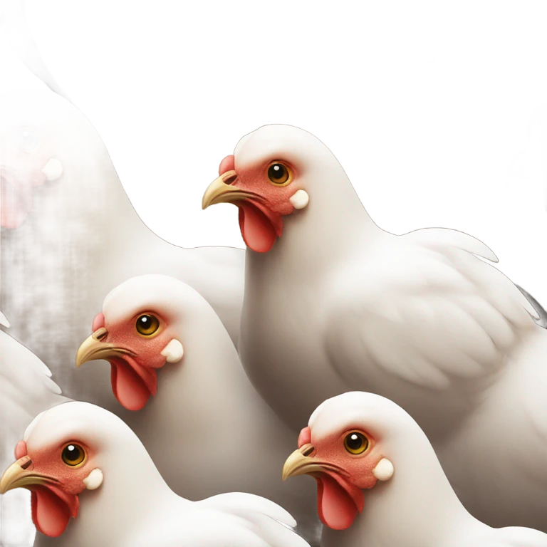 Chicken with head  emoji