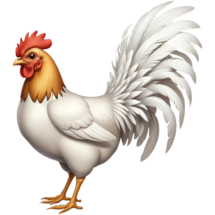 Chicken side view emoji