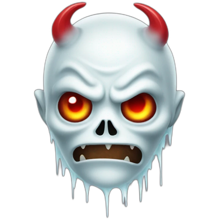 Monster Chat ghost diable rouge emoji