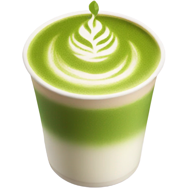 Matcha latte  emoji
