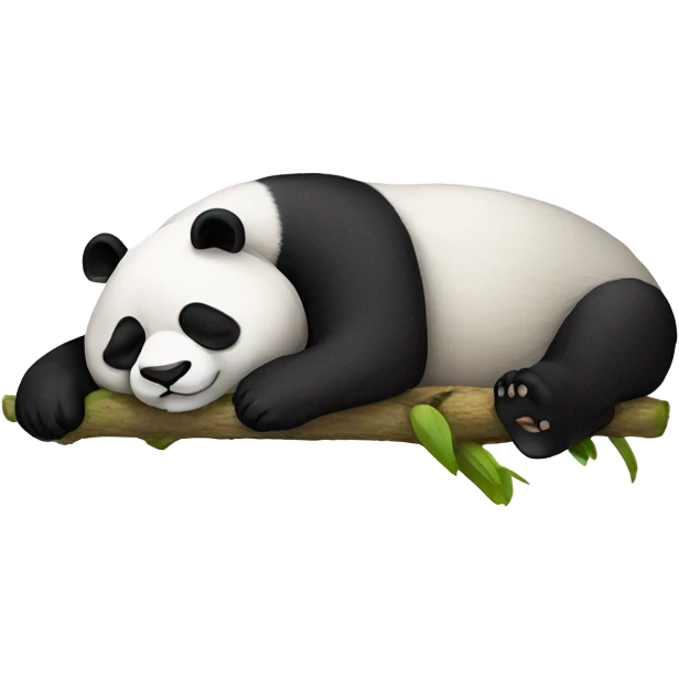 Panda sleeping emoji