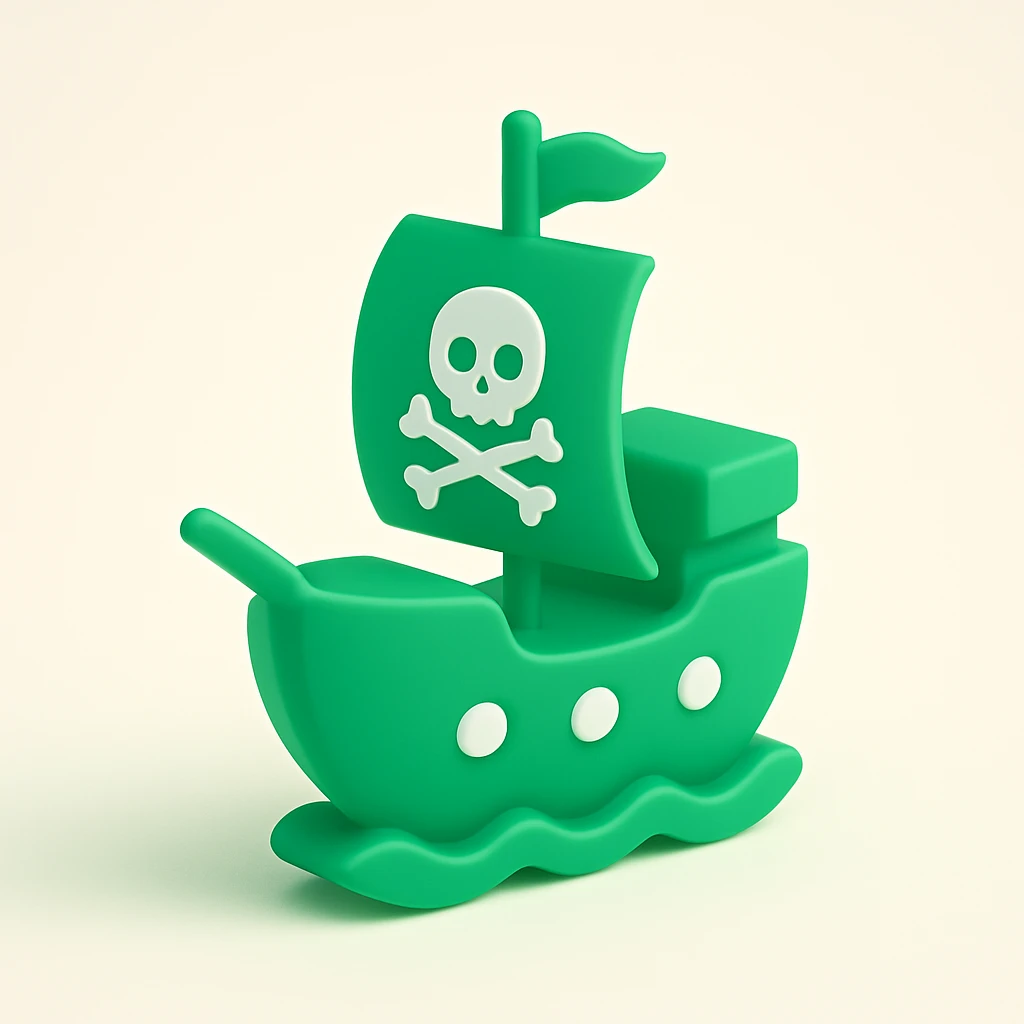 pirate ship emoji
