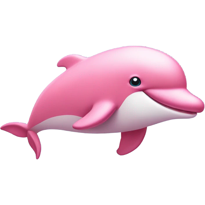 Pink dolphin emoji