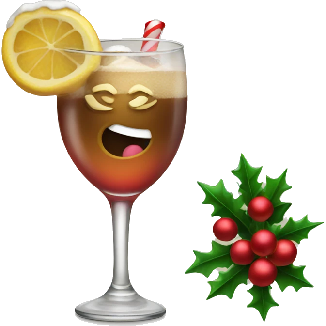 Christmas drink  emoji