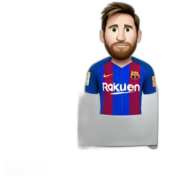Messi dans un frigo emoji