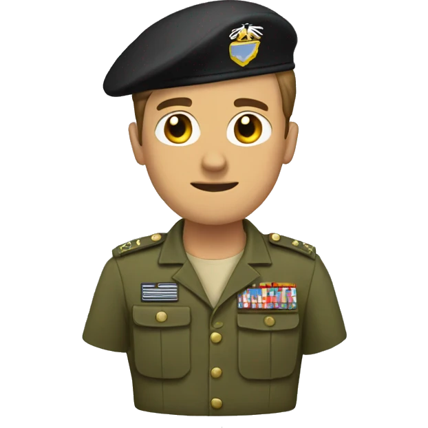 Guy commanding army emoji